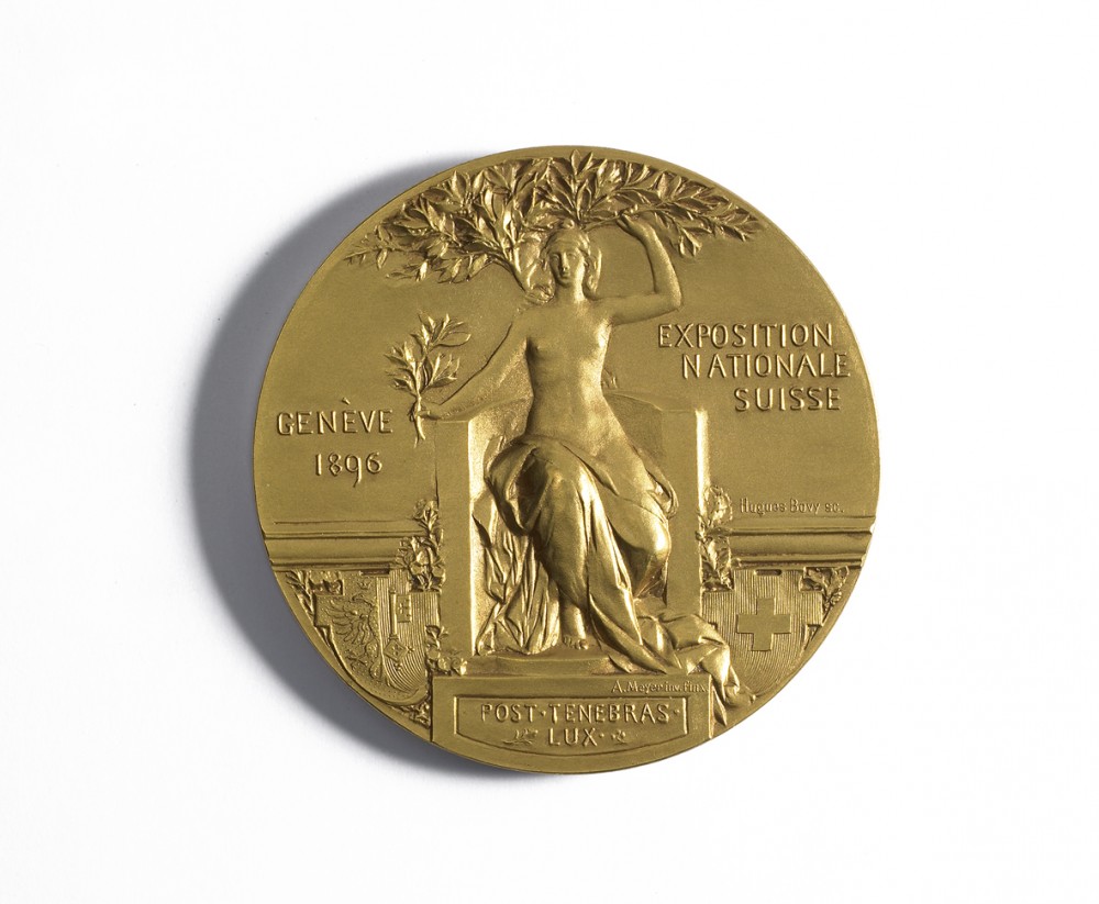 Médaille commémorative de l’exposition nationale suisse 1896