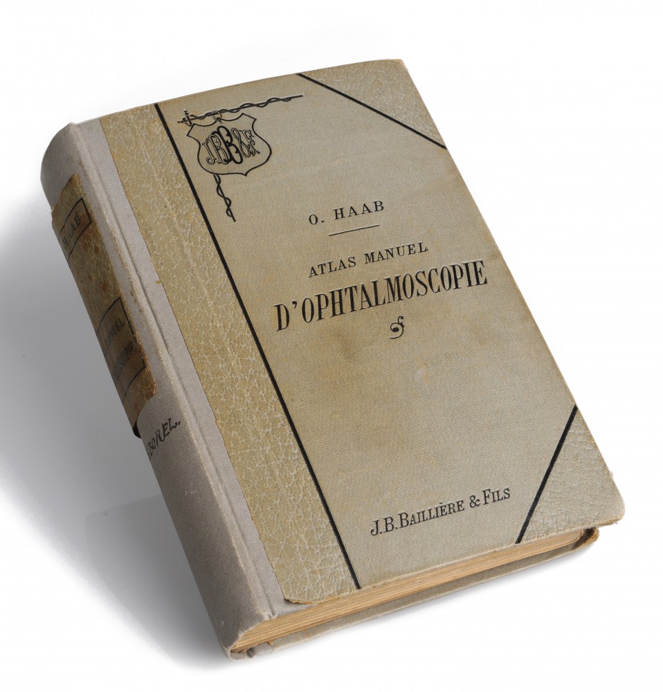 Livre Atlas manuel d’ophtalmoscopie de O. Haab