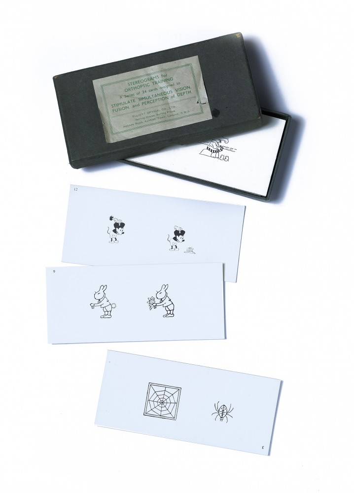 Stéréogramme pour exercice orthoptique 