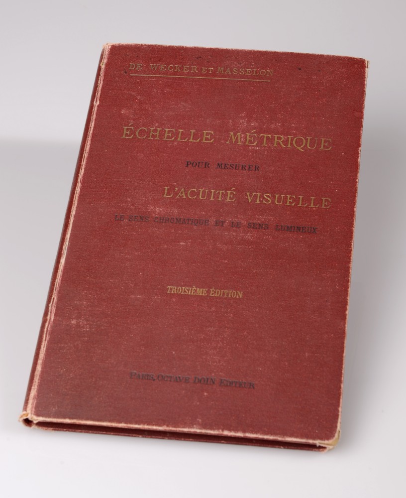 Echelle métrique pour mesurer les fonctions visuelles