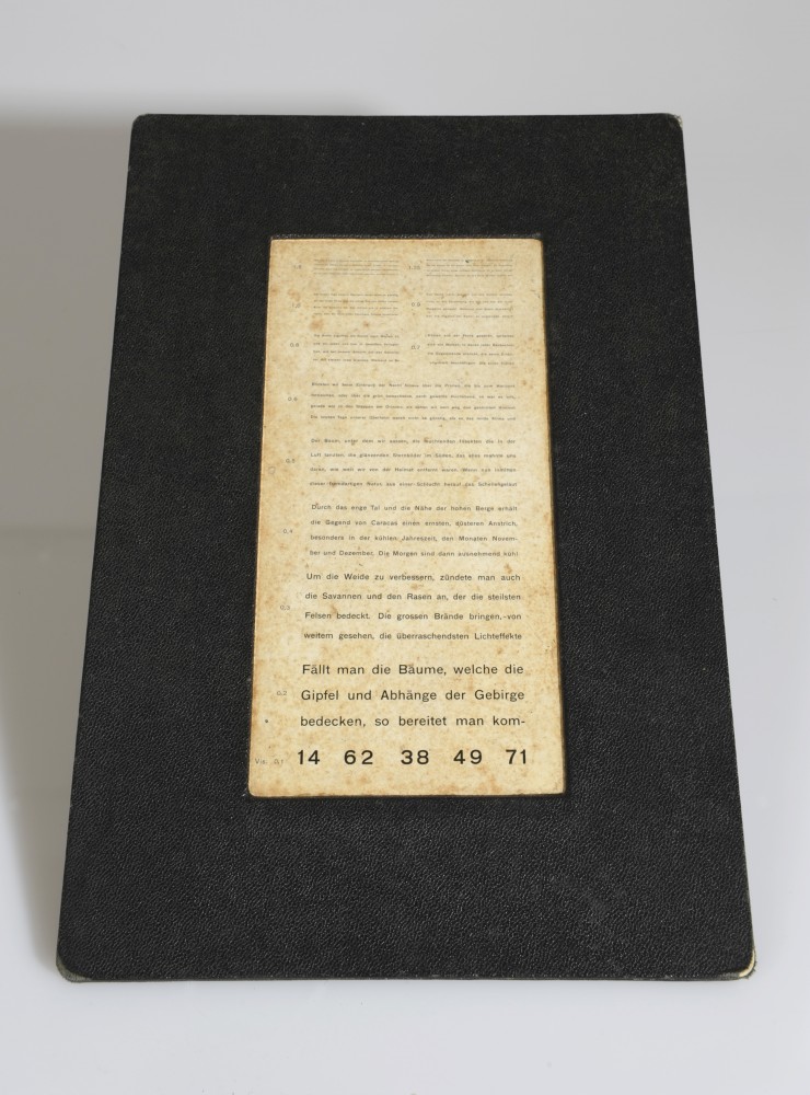 Optotype pour vision de près