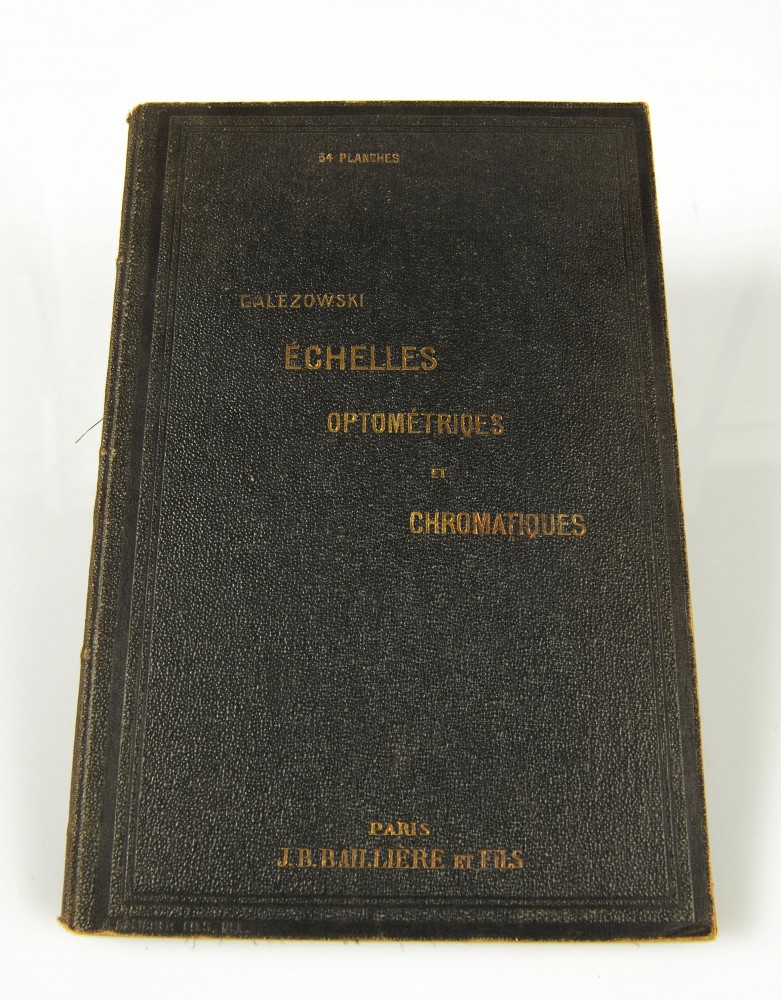 Echelle optométrique et chromatique de Galezowski