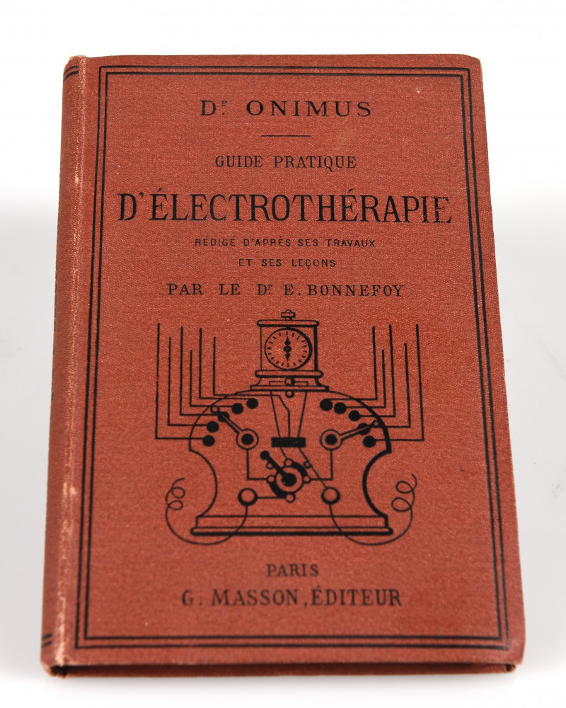 Guide pratique d'électrothérapie par le Dr. Omies et Bonnefoy