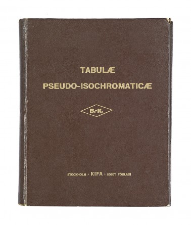 Tabelles isochromatiques B-K (Boström Kugelberg) 