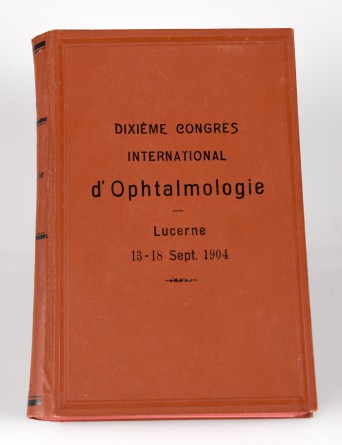 Dixième congrès international d'ophtalmologie, Lucerne 13-18 septembre 1904