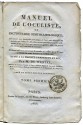 Livre Manuel de l’oculiste et dictionnaire ophtalmologique par Monsieur de Wezenel