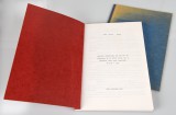 2 exemplaires brochés d'un travail pour diplôme de bibliothécaire de Marie-Thérèse Wenner