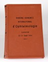 Dixime congrs international d'ophtalmologie, Lucerne 13-18 septembre 1904