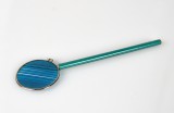 Verre strié bleu